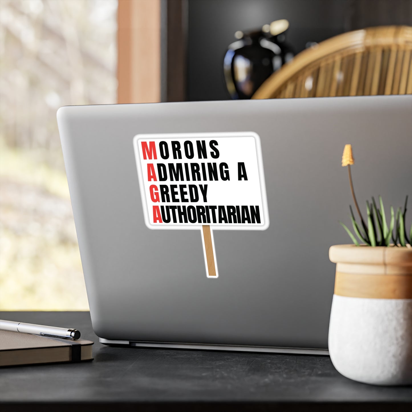 M.A.G.A. — "Morons Admiring a Grifting Authoritarian" Vinyl Decal