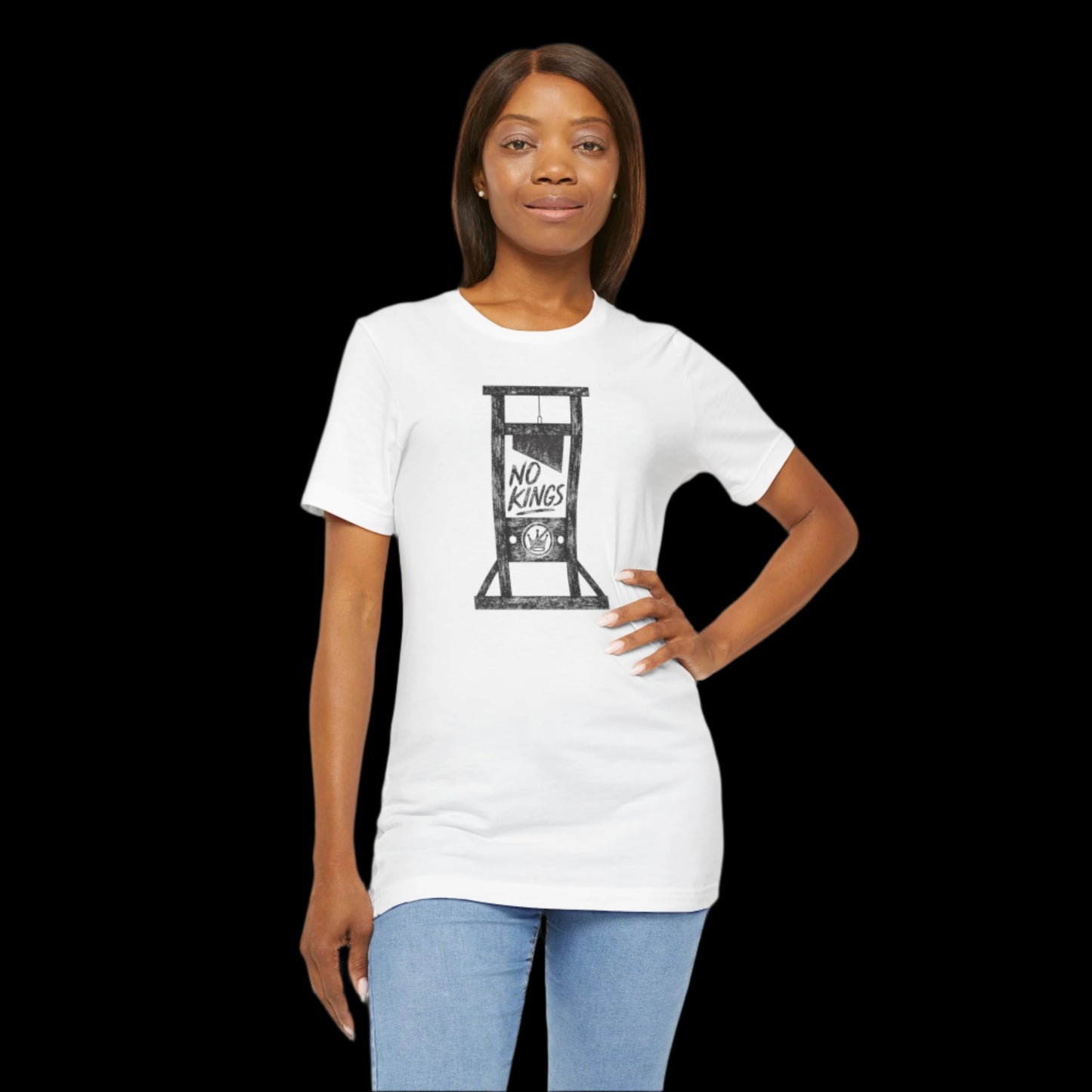 "No Kings" Guillotine Edition Protest T-Shirt