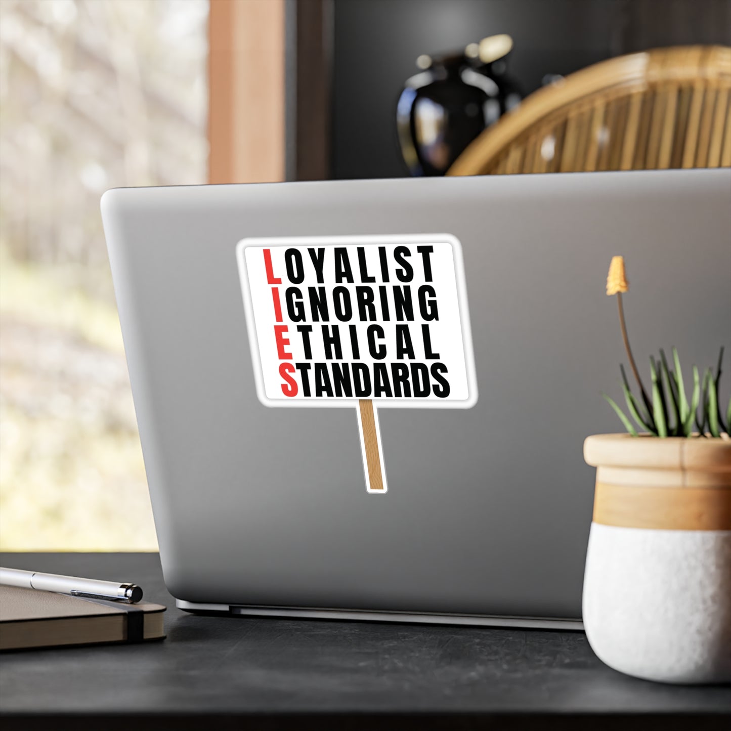 L.I.E.S. — "Loyalists Ignoring Ethical Standards" Vinyl Decal