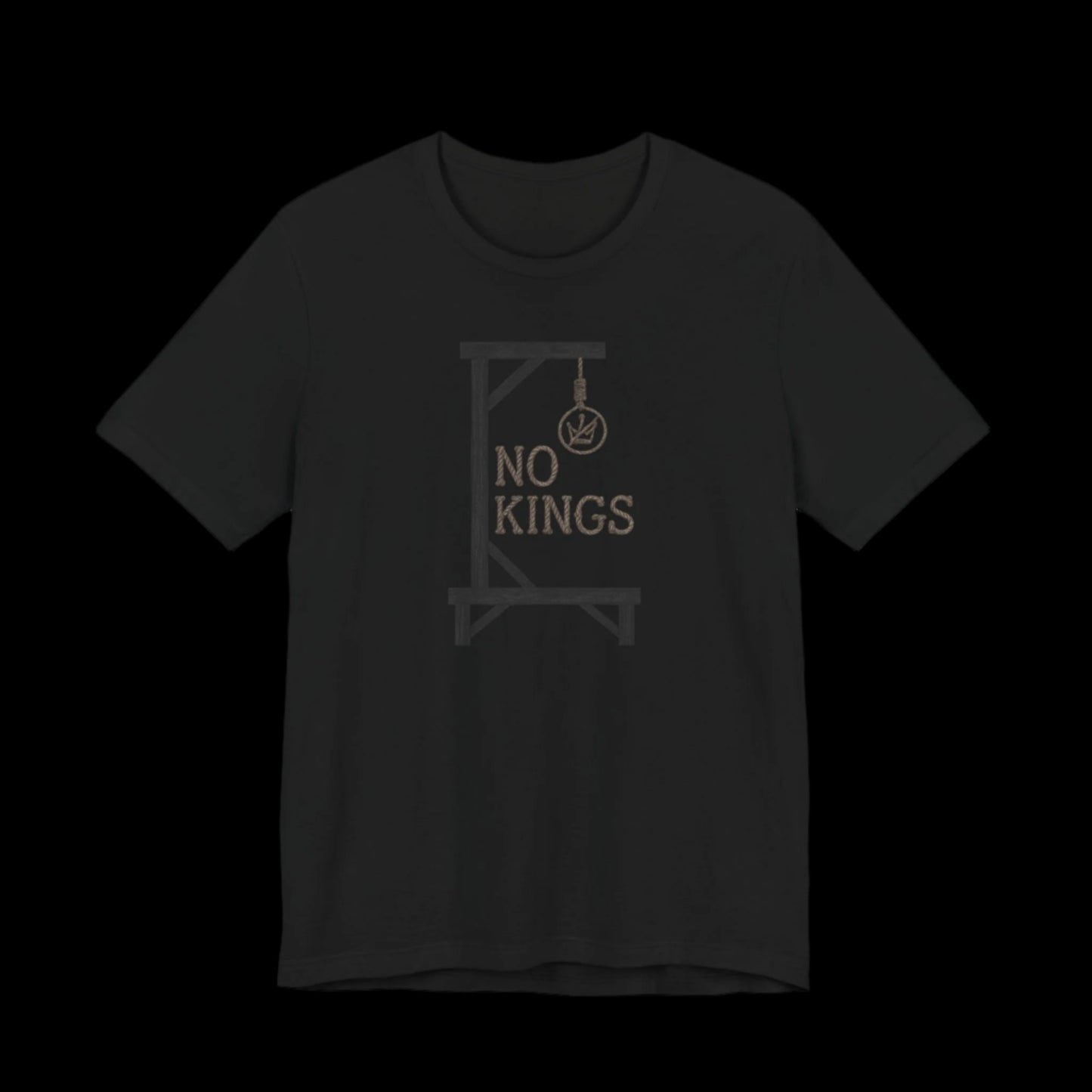 "No Kings" Gallows Rope Edition Protest T-Shirt