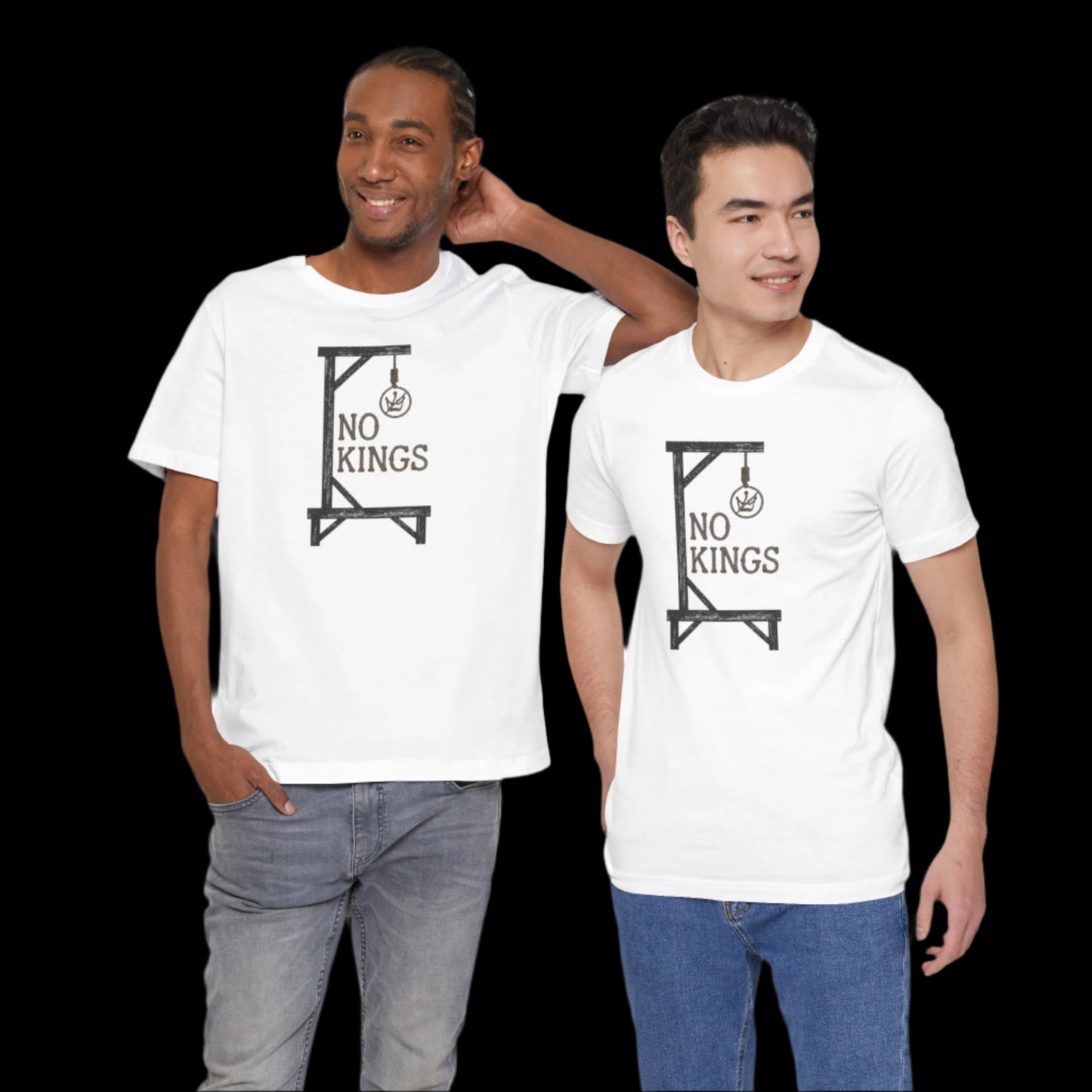"No Kings" Gallows Rope Edition Protest T-Shirt