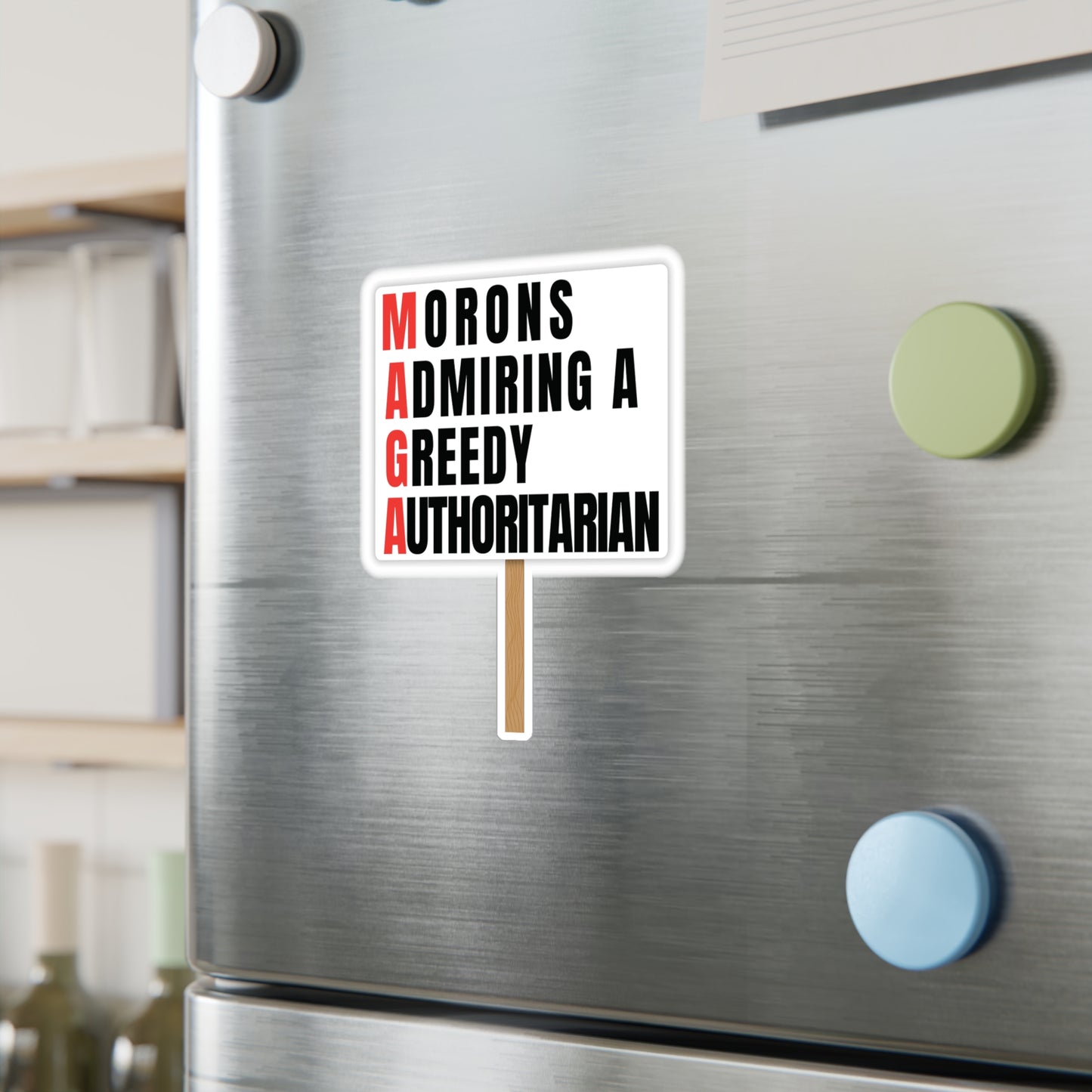 M.A.G.A. — "Morons Admiring a Grifting Authoritarian" Vinyl Decal