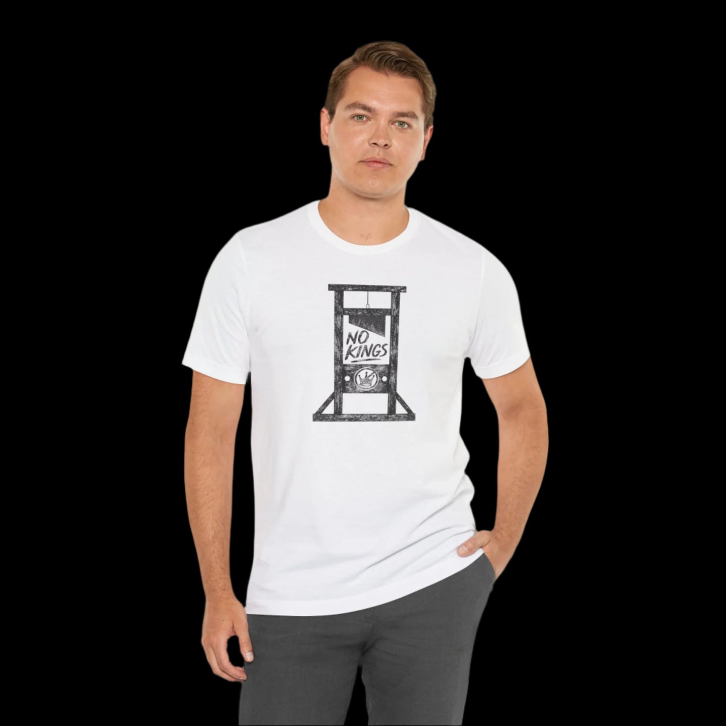"No Kings" Guillotine Edition Protest T-Shirt