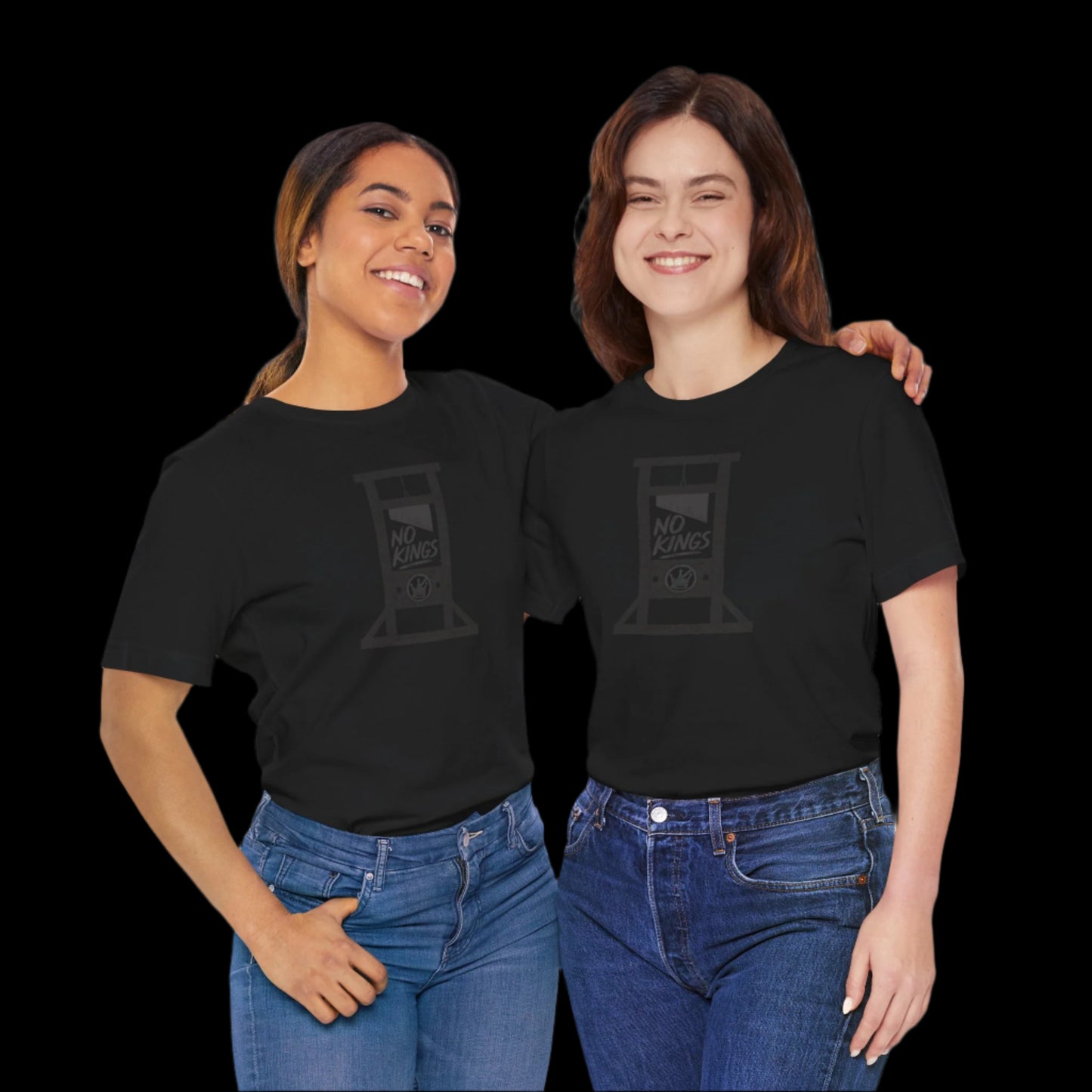 "No Kings" Guillotine Edition Protest T-Shirt