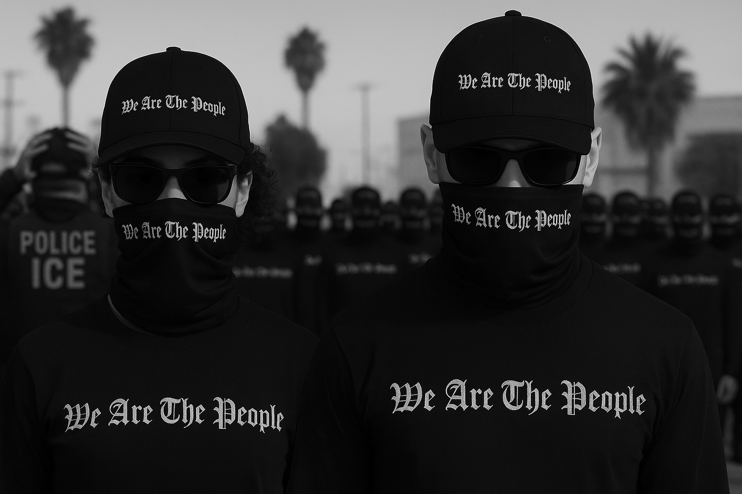 "We Are The People Long Sleeve Tee" The Indistinguishable Initiative Series