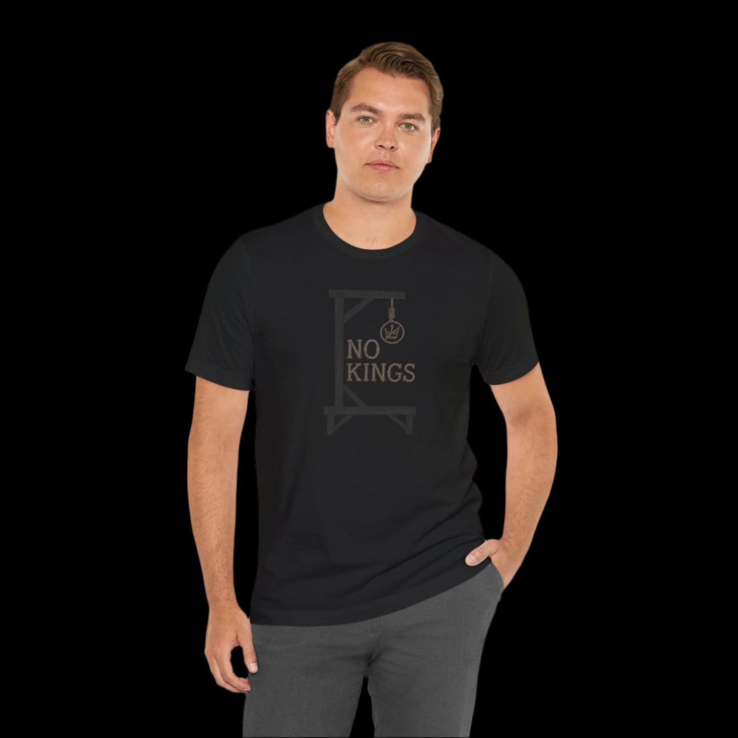 "No Kings" Gallows Rope Edition Protest T-Shirt