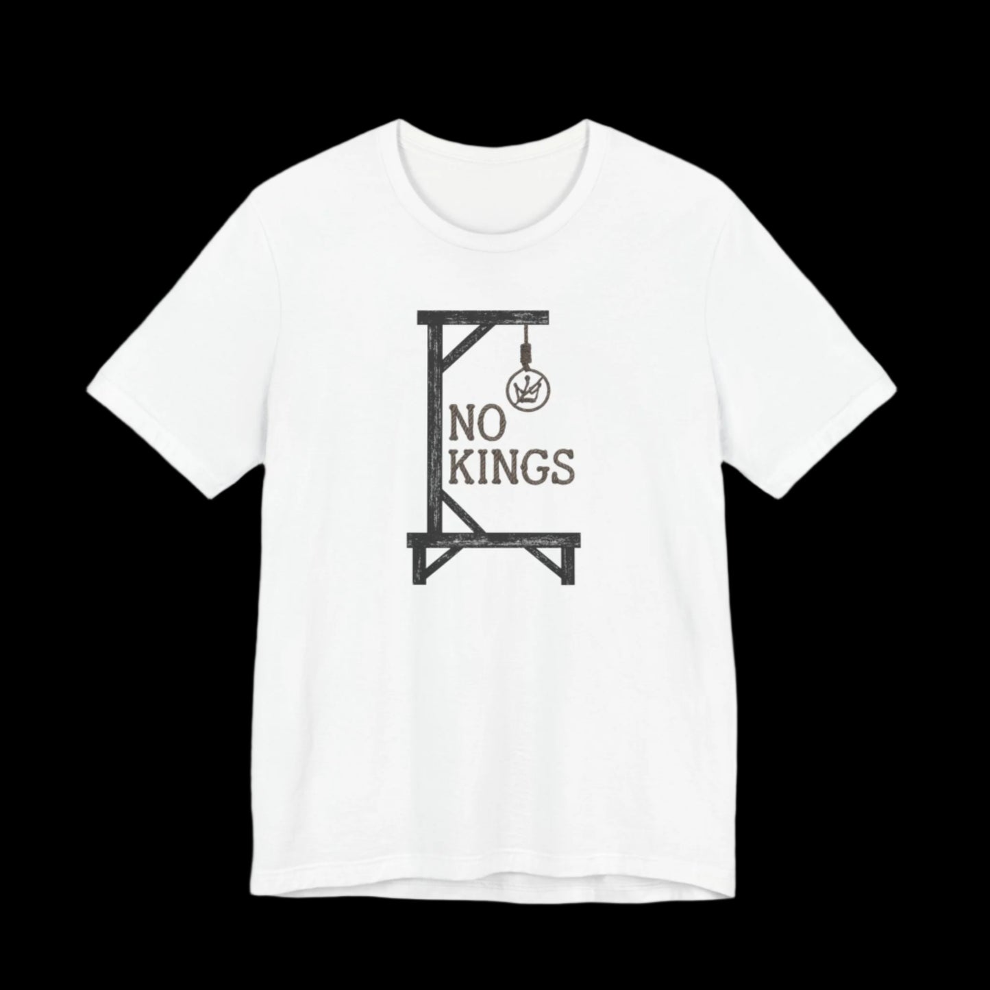 "No Kings" Gallows Rope Edition Protest T-Shirt