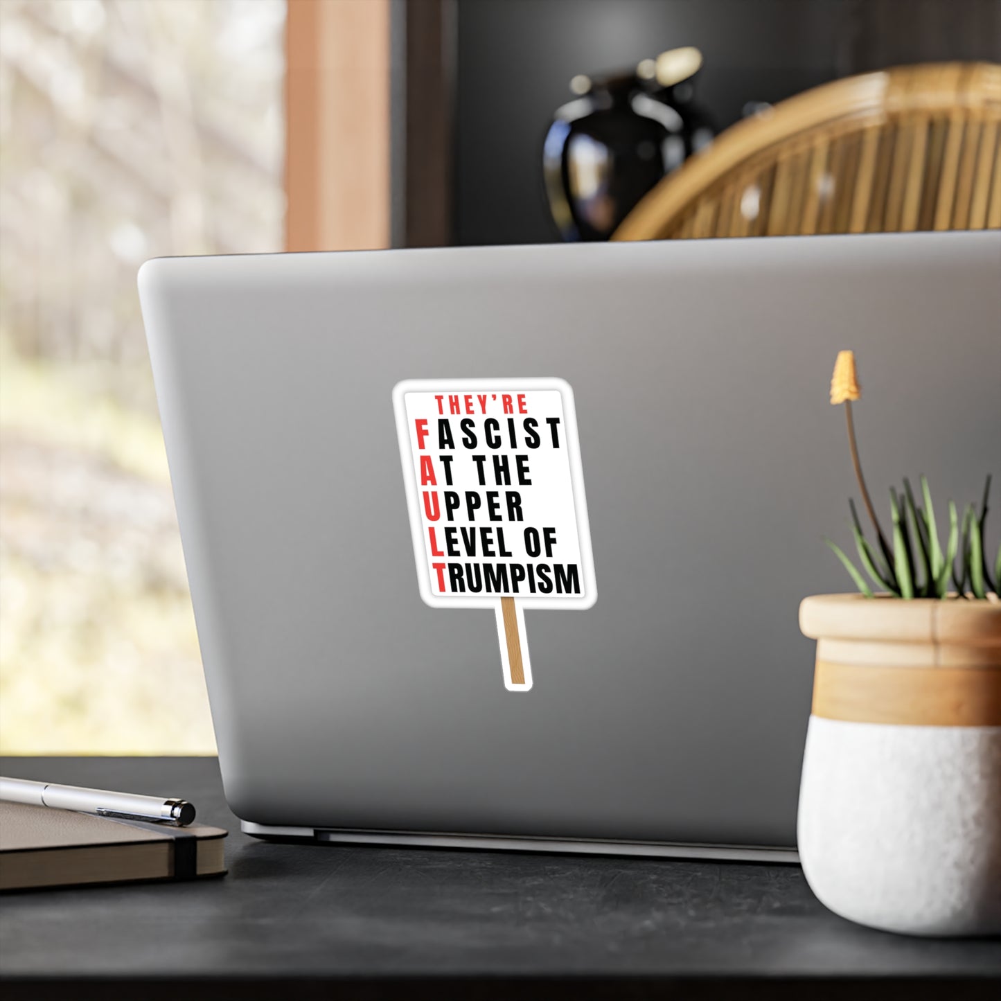F.A.U.L.T. — "Fascists At the Upper Level of Trumpism" Vinyl Decal